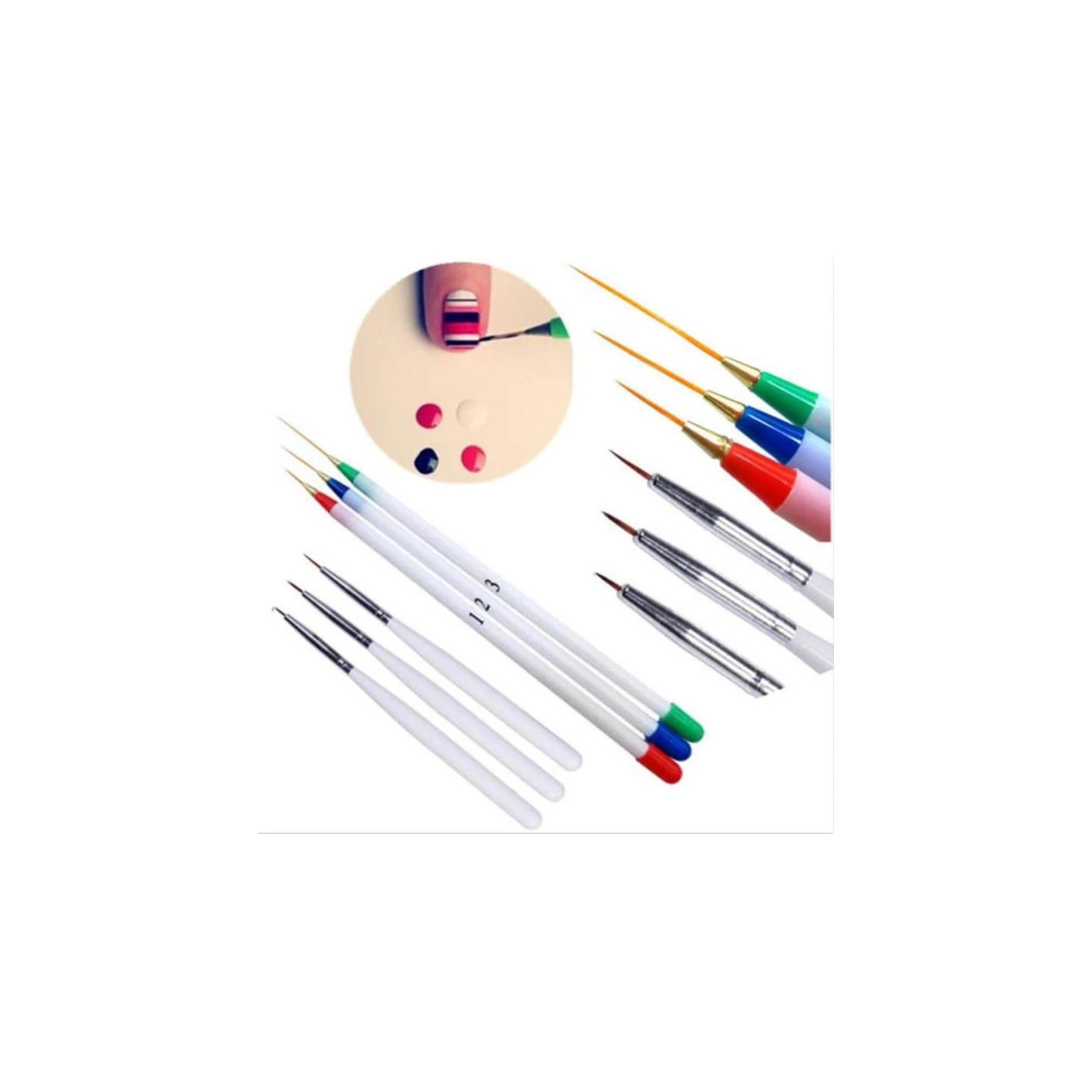 Desen fırçası renkli set 3lü DFR3 - Görsel 2