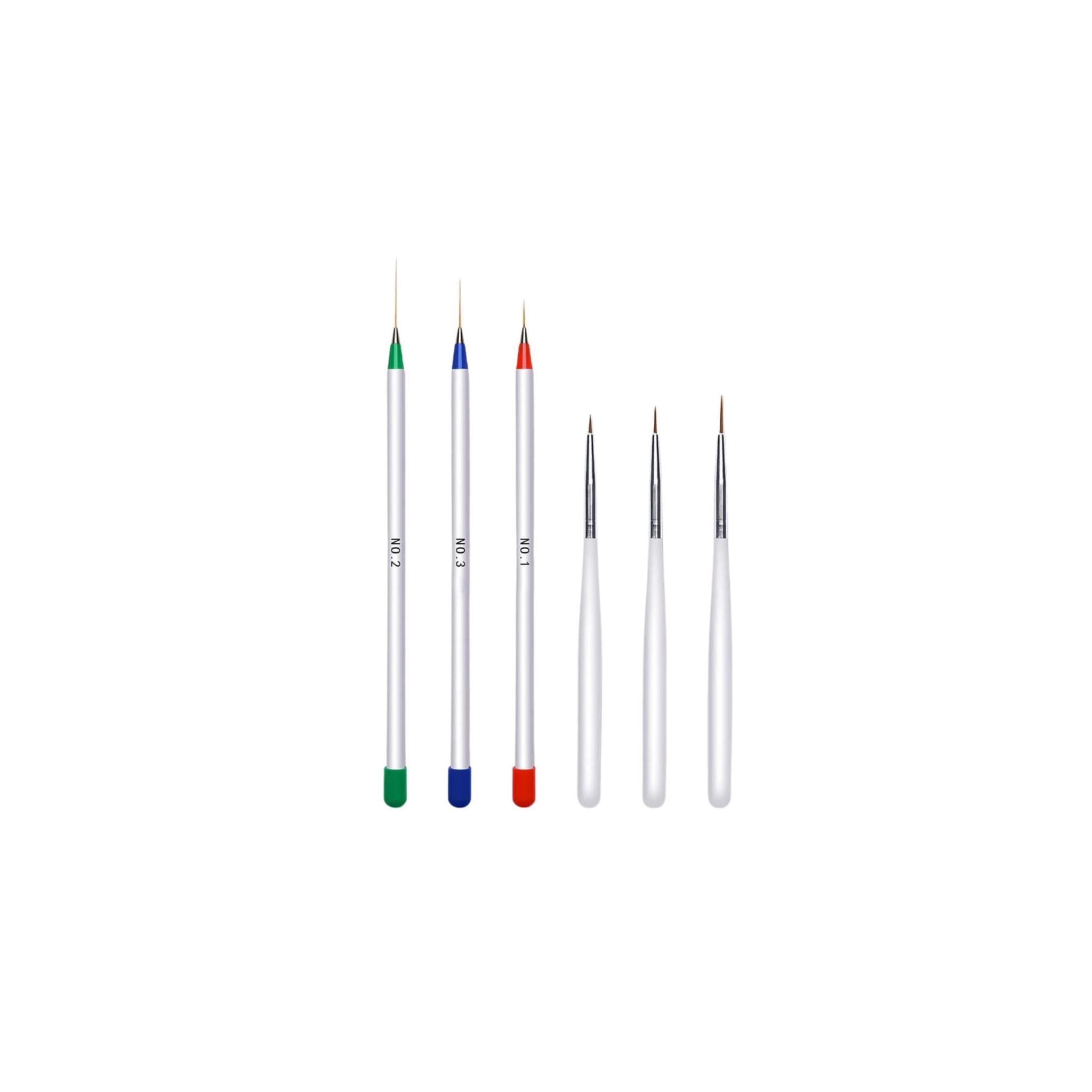 Desen fırçası renkli set 3lü DFR3 - Görsel 3
