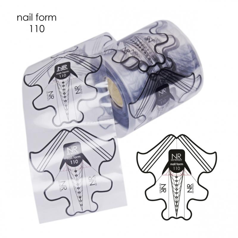 NR Kagıt Sablon 110 Badem Form (PLASTİK) 300 Adet - SBPL110